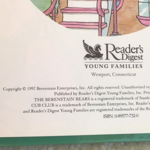 Two Vintage Berenstain Bears Hardcover Books, 1992 - Picture 4 of 13